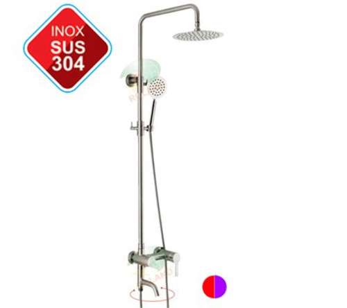 Vòi sen cây nóng lạnh inox Roland RL18 - Hàng chính hãng